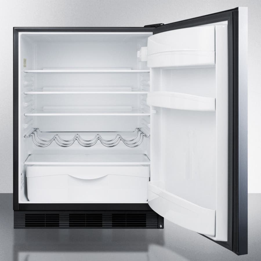 Summit FF63BSSHHADA Stainless Steel, Horizontal Handle
