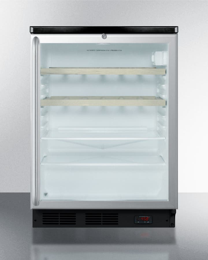 Summit SCR600BLPUBSHWO Black