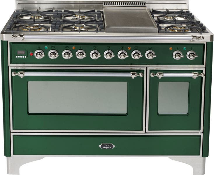 Ilve UM120FDMPVSX Emerald Green with Chrome Trim