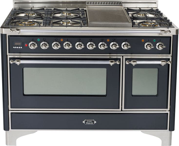 Ilve UM120FDMPMX Matte Graphite with Chrome Trim