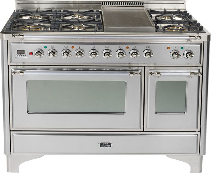 Ilve UM120FDMPIX Stainless Steel with Chrome Trim