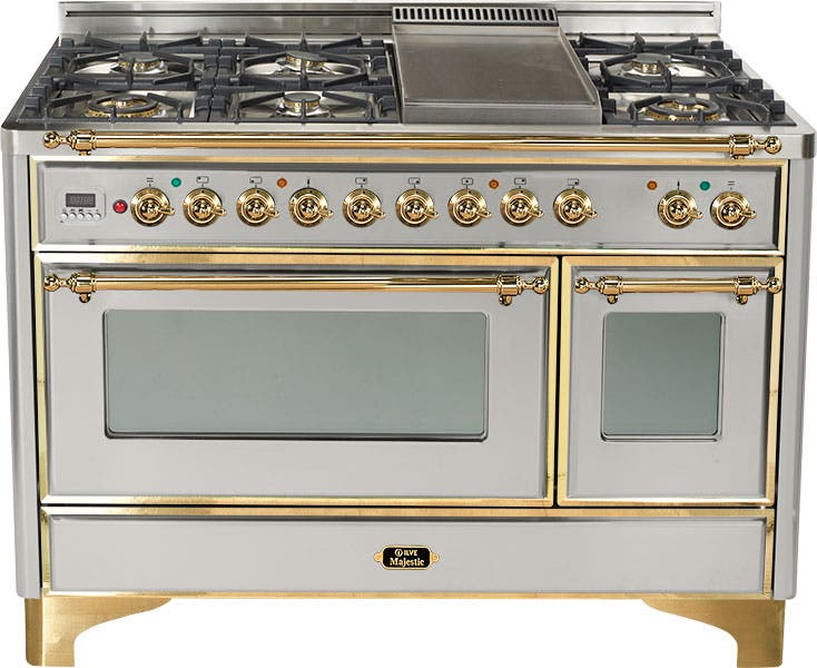 Ilve UM120FDMPI Stainless Steel with Brass Trim