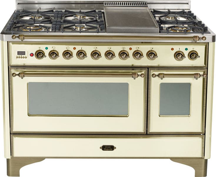 Ilve UM120FDMPAY Antique White with Oiled Bronze Trim