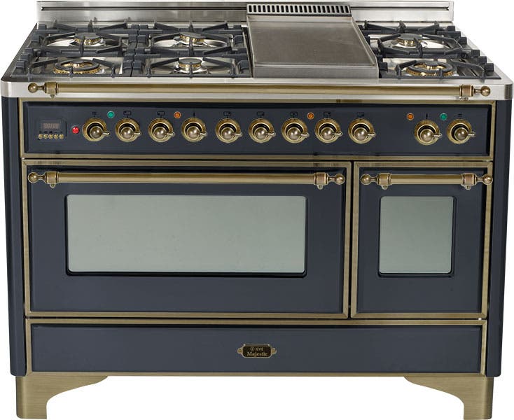 Ilve UM120FDMPMY Matte Graphite with Oiled Bronze Trim