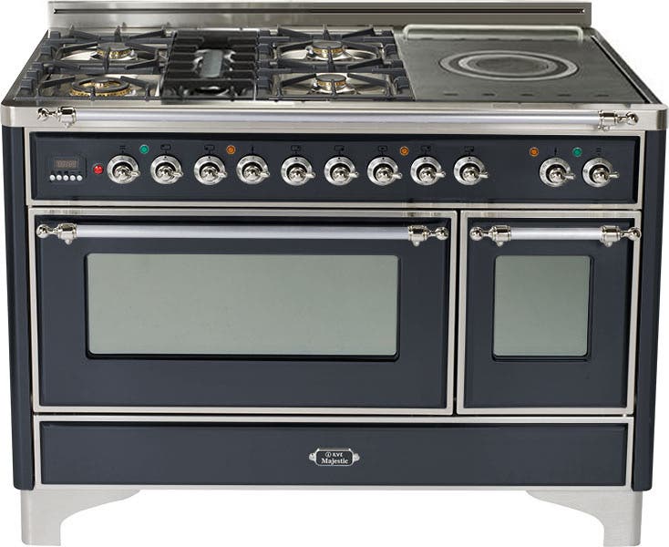 Ilve UM120SDMPMX Matte Graphite with Chrome Trim