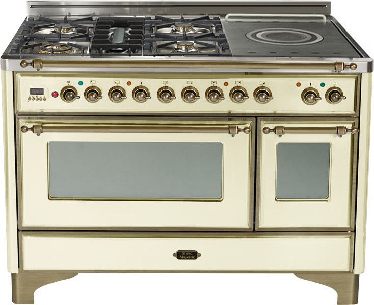 Ilve UM120SDMPAY Antique White with Oiled Bronze Trim
