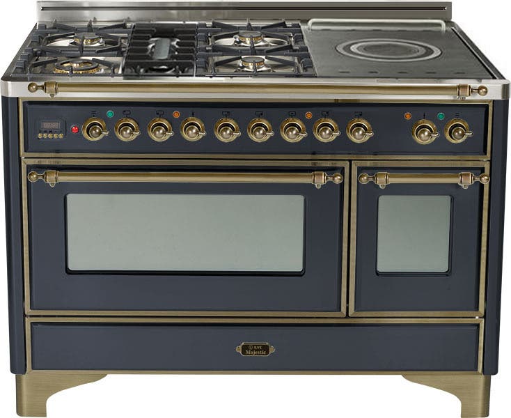 Ilve UM120SDMPMY Matte Graphite with Oiled Bronze Trim