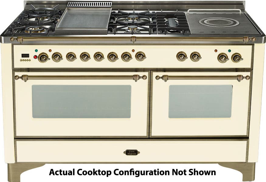 Ilve UM150FDMPAY Antique White with Oiled Bronze Trim