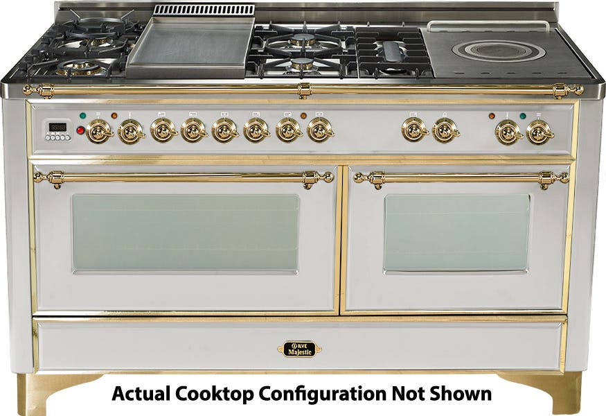 Ilve UM150SDMPI Stainless Steel with Brass Trim