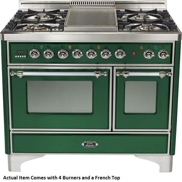Ilve UMD100SDMPVSX Emerald Green with Chrome Trim