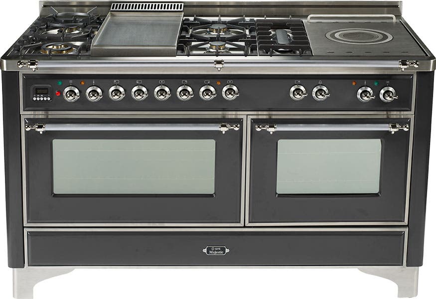 Ilve UM150FSDMPMX Matte Graphite with Chrome Trim