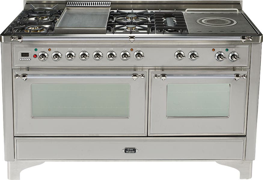 Ilve UM150FSDMPIX Stainless Steel with Chrome Trim