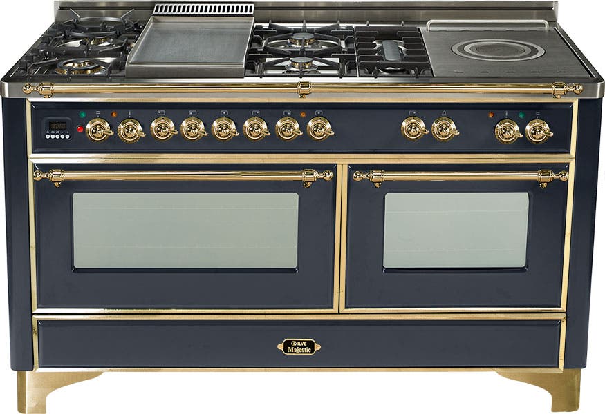 Ilve UM150FSDMPM Matte Graphite with Brass Trim