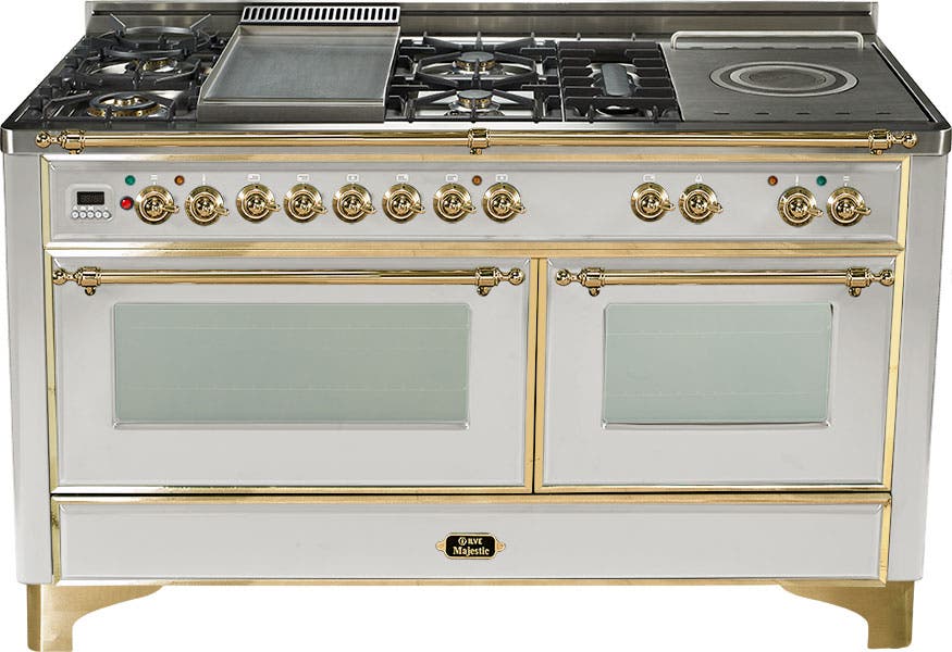 Ilve UM150FSDMPI Stainless Steel with Brass Trim