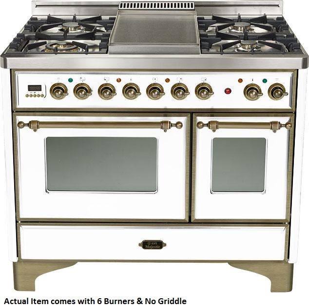 Ilve UMD1006DMPBY True White with Oiled Bronze Trim