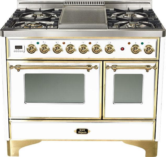Ilve UMD100FDMPB True White with Brass Trim