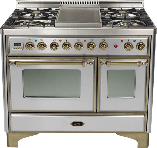 Ilve UMD100FDMPIY Stainless Steel with Oiled Bronze Trim