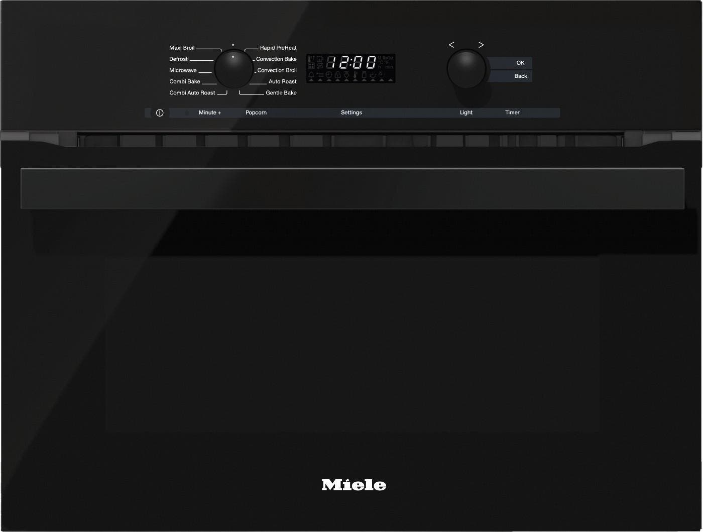 Miele H6200BMOB Obsidian Black, PureLine Handle