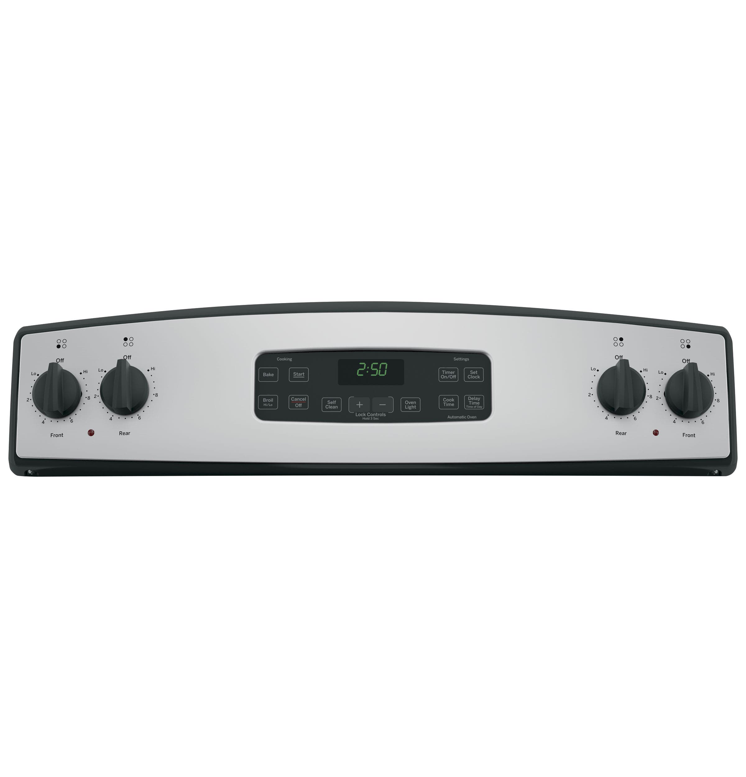 GE JB250RKSS Stainless Steel/black