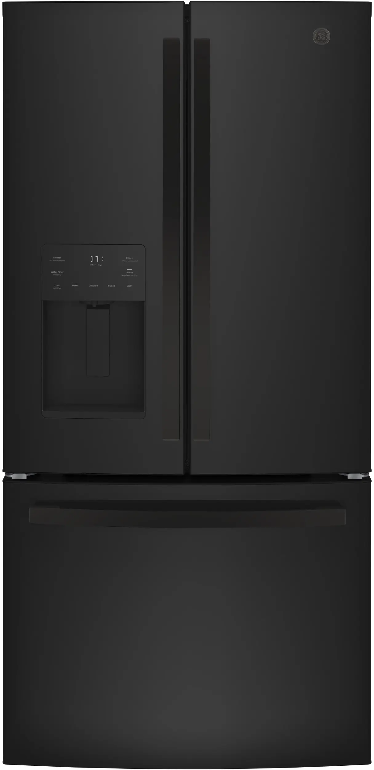 GE GFE24JGKBB High-Gloss Black