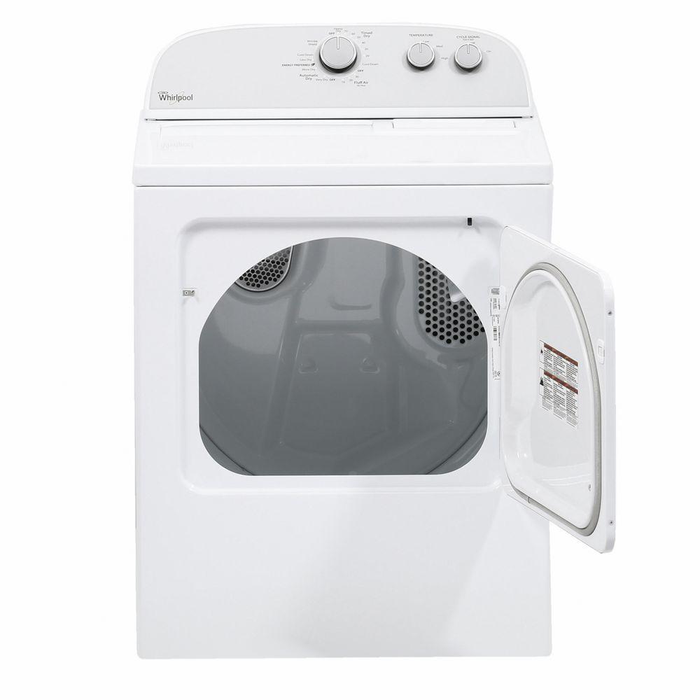 Whirlpool WED4815EW 30 Inch 7.0 Cu. Ft. Electric Dryer With 14 Drying ...