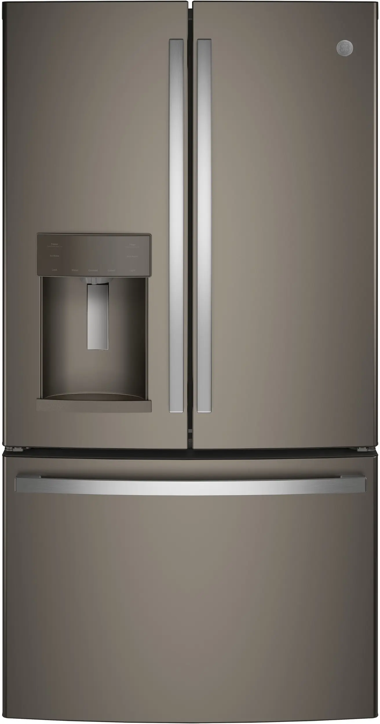 GE GFE28GMKES 36 Inch French Door Refrigerator Slate | Plesser's