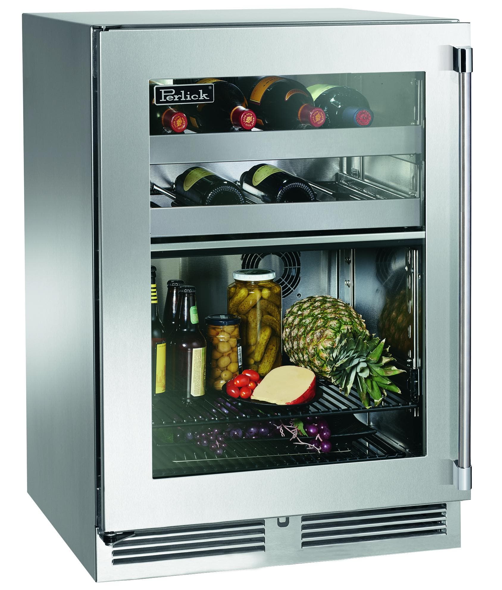 Perlick HP24CS33R Stainless Steel-Glass, Right Hinge Door Swing