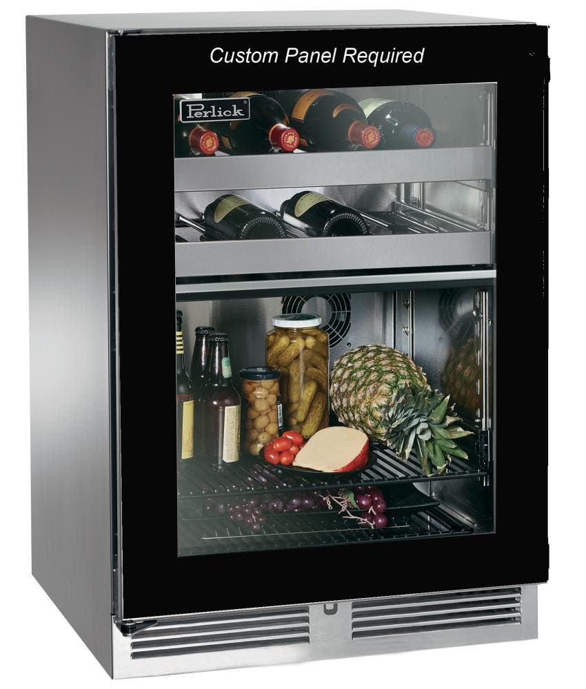 Perlick HP24CO34R Panel Ready-Glass, Right Hinge Door Swing