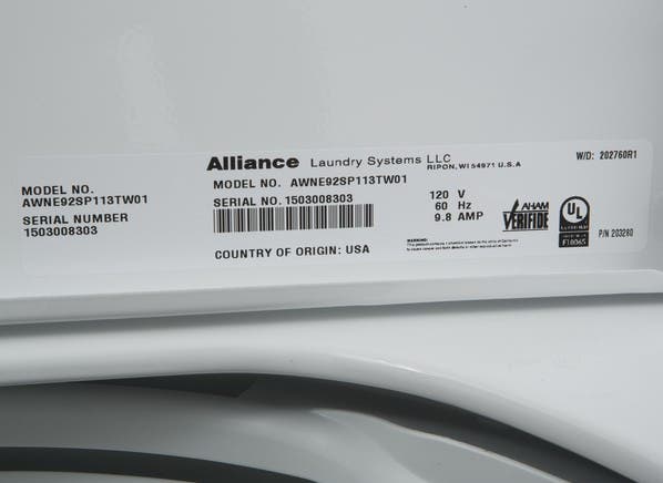 Speed Queen AWNE92SP113TW01 White