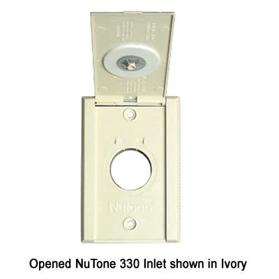 Broan 330NIV Wall Vacuum Inlet Ivory