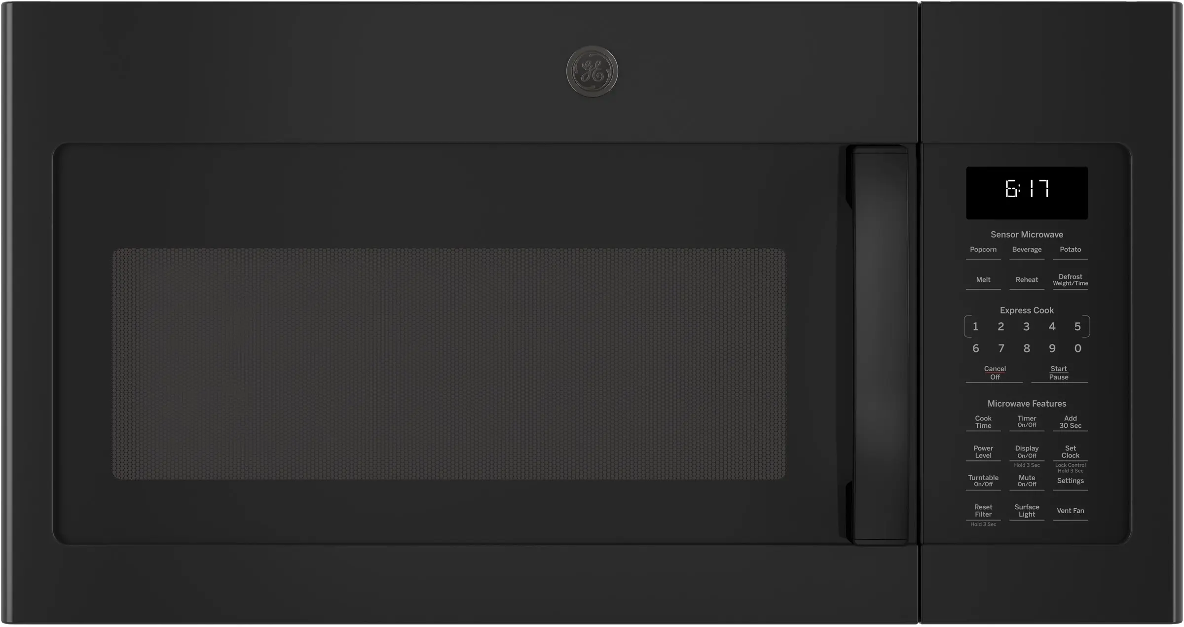 GE JVM6172DKBB Black