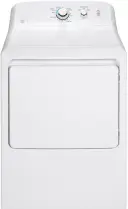 27 Inch Electric Dryer with 6.2 Cu. Ft. Capacity, 3 Dry Cycle, 3 Heat Selections, Auto Dry, Timed Dry, Cottons Cycle, Reversible Door, Aluminized Alloy Drum, and Easy Care Cycle