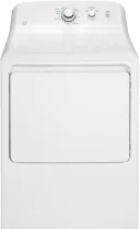 27 Inch Electric Dryer with 6.2 Cu. Ft. Capacity, 3 Dry Cycle, 3 Heat Selections, Auto Dry, Timed Dry, Cottons Cycle, Reversible Door, Aluminized Alloy Drum, and Easy Care Cycle