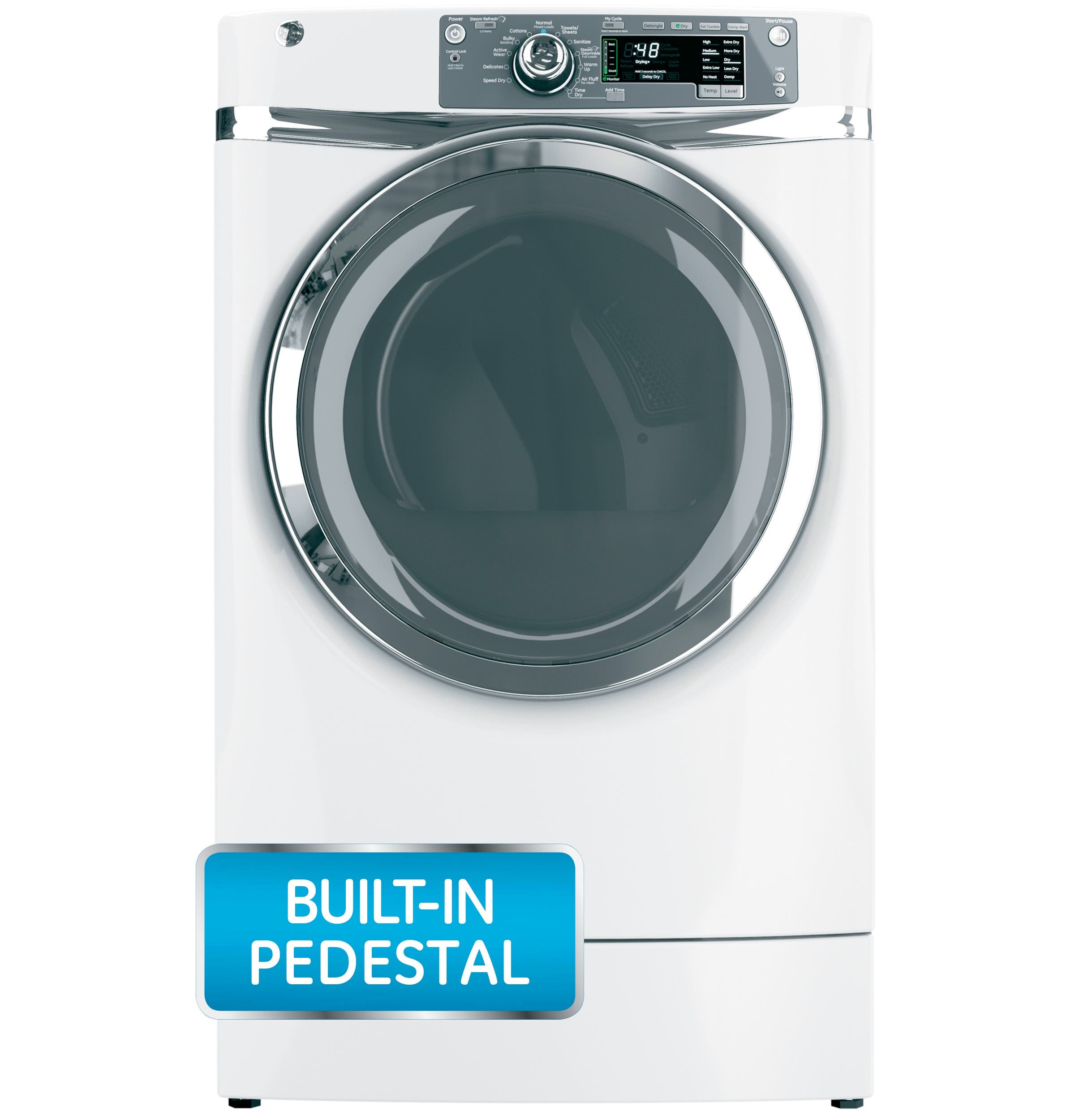 GE GFDR480GFWW White