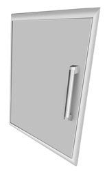 Coyote CSA1724 Single Access Door: Stainless Steel, 24 x 17