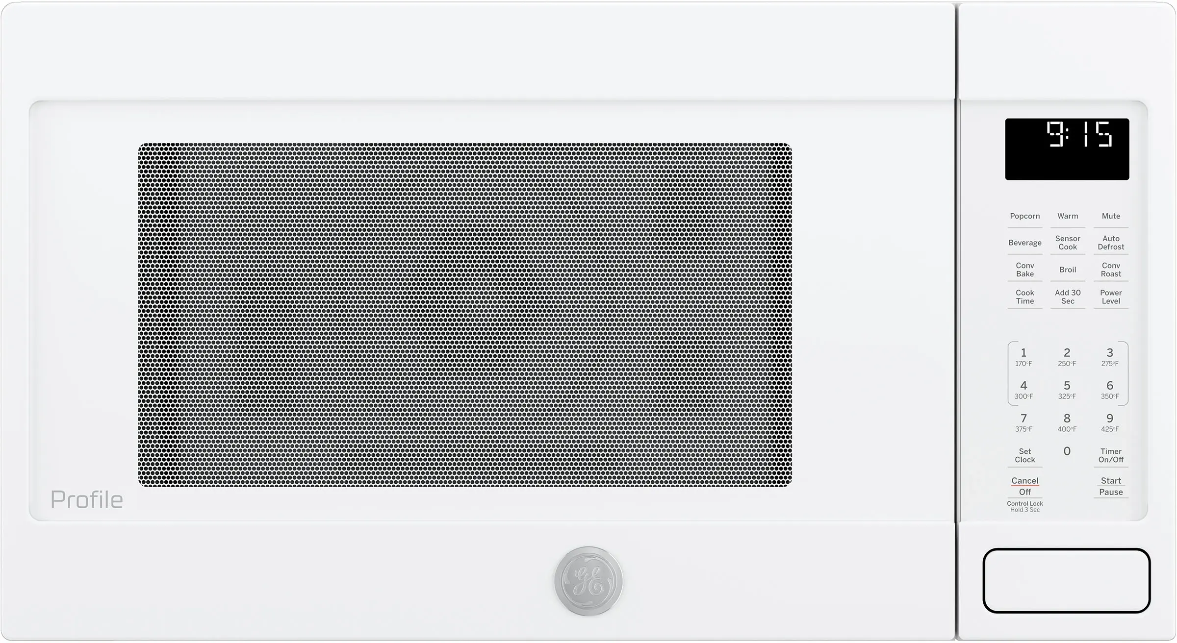 GE PEB9159DJWW White on White