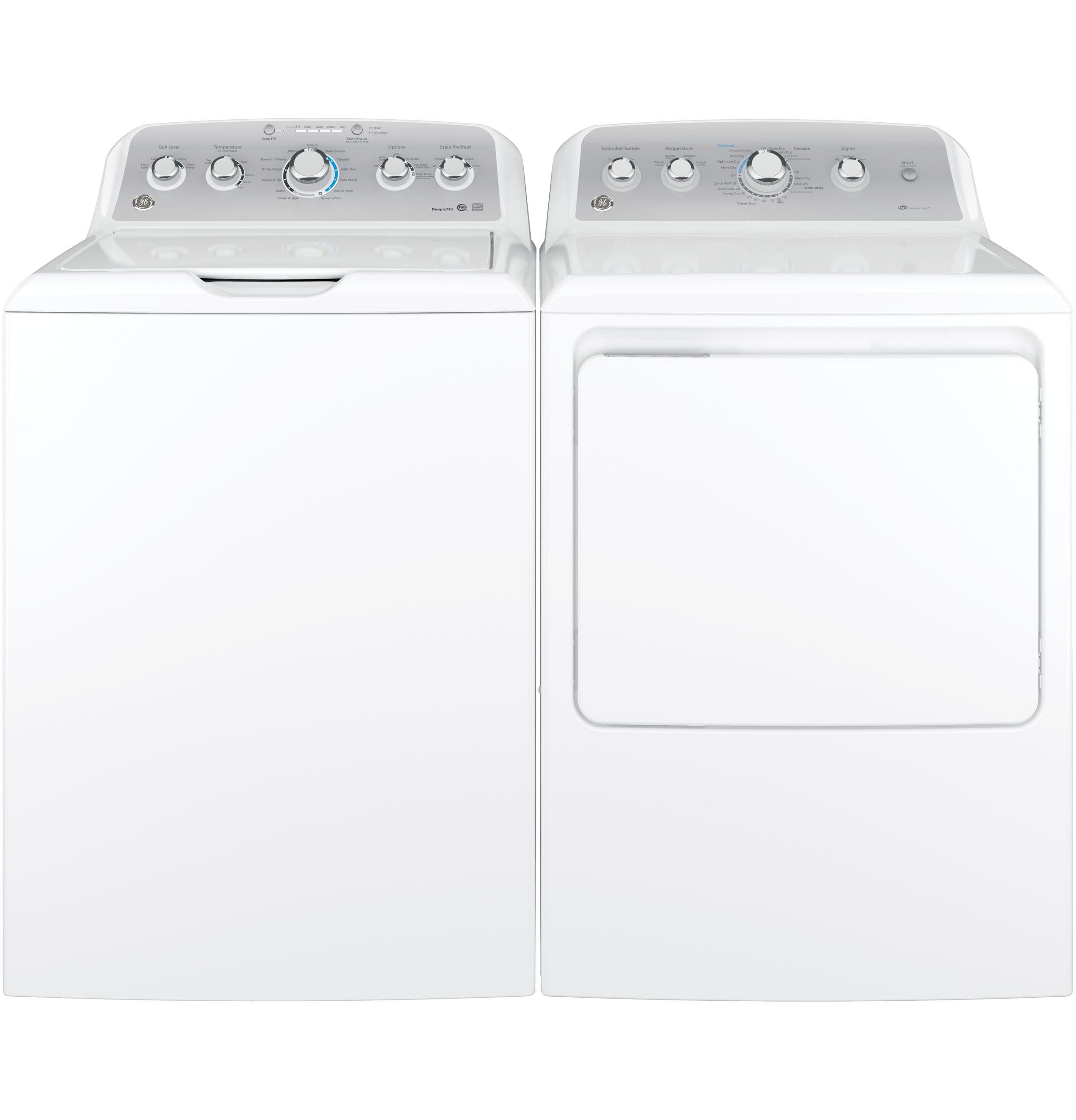 GE GTW485ASJWS White On Gray