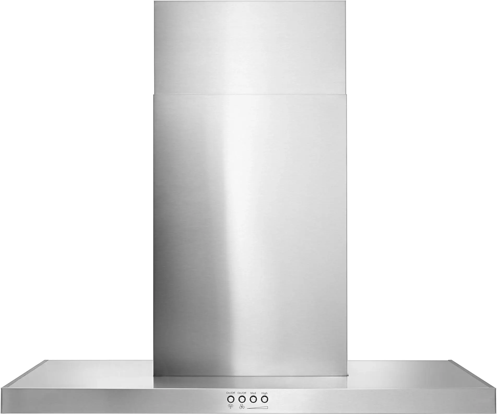 30" Stainless Steel Wall Mount Flat Range Hood