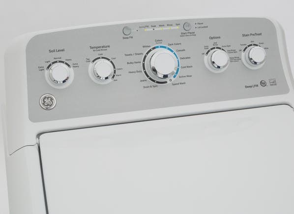GE GTW485ASJWS White On Gray