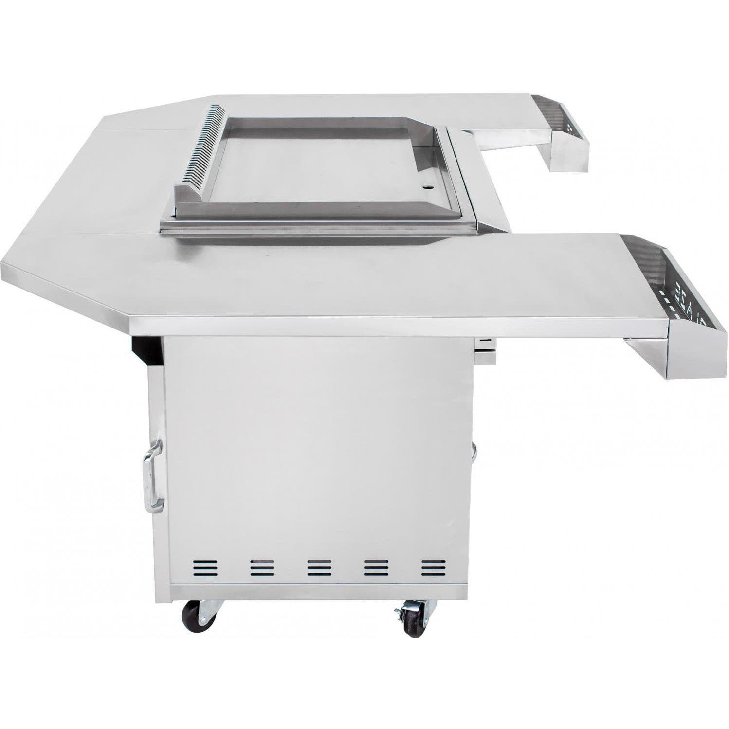 Blaze BLZGRIDDLECART Stainless Steel
