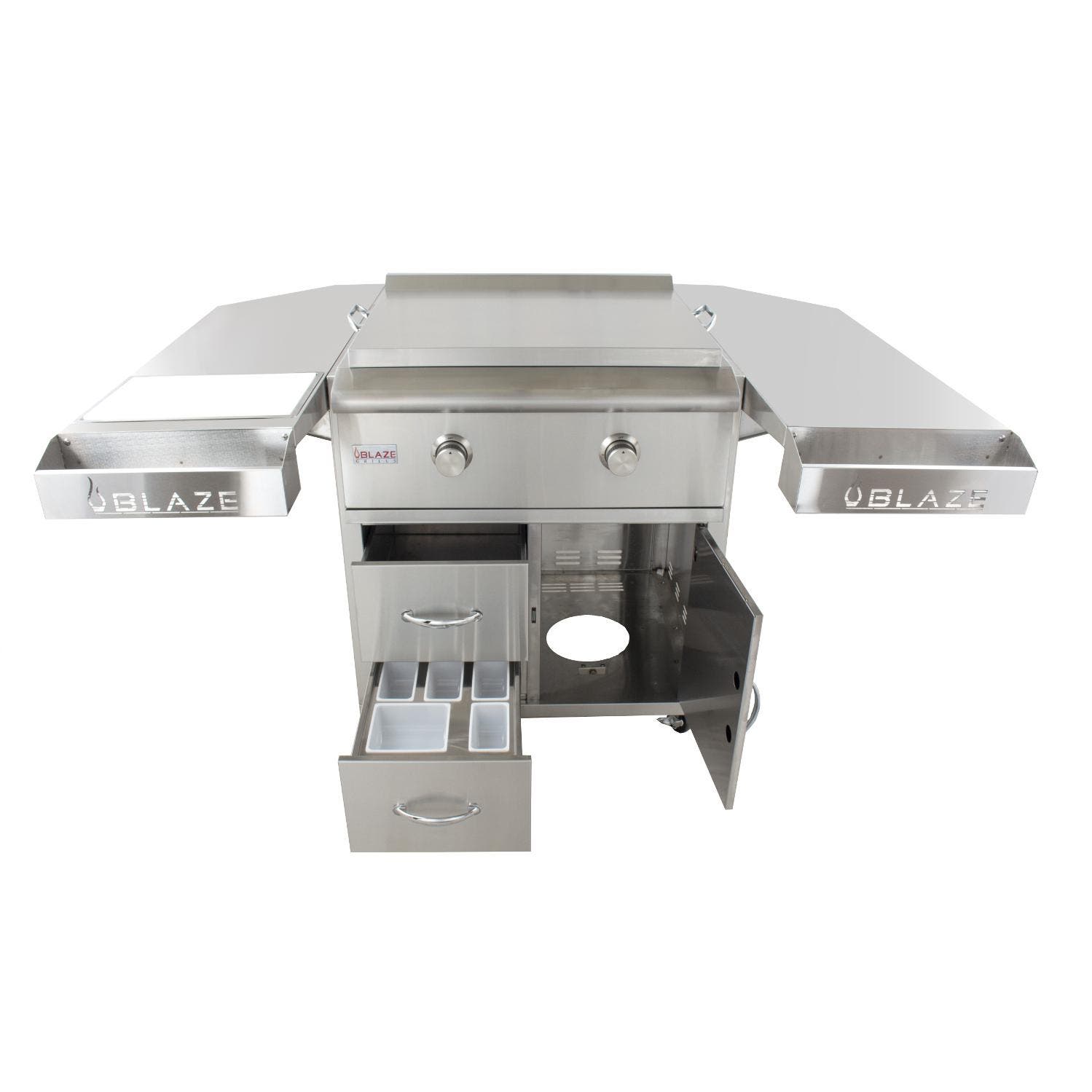 Blaze BLZGRIDDLESHK Griddle Cart Shelving Kit