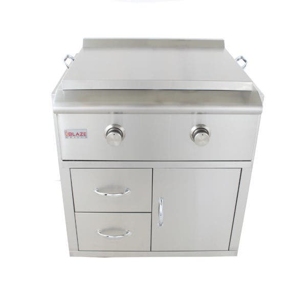Blaze BLZGRIDDLECART Stainless Steel