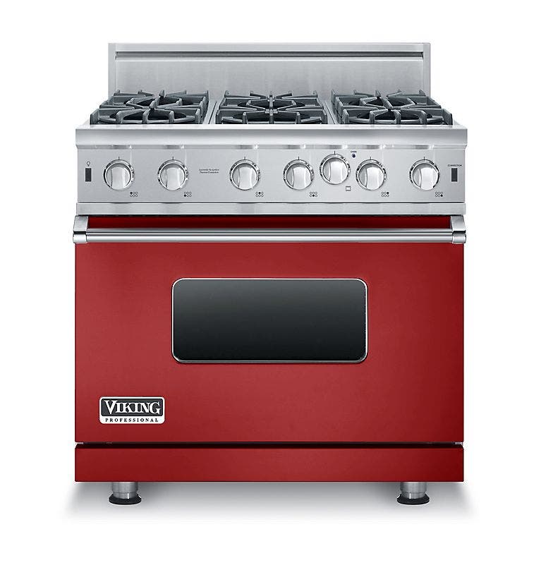 Viking VGIC53616BAR Apple Red, Natural Gas