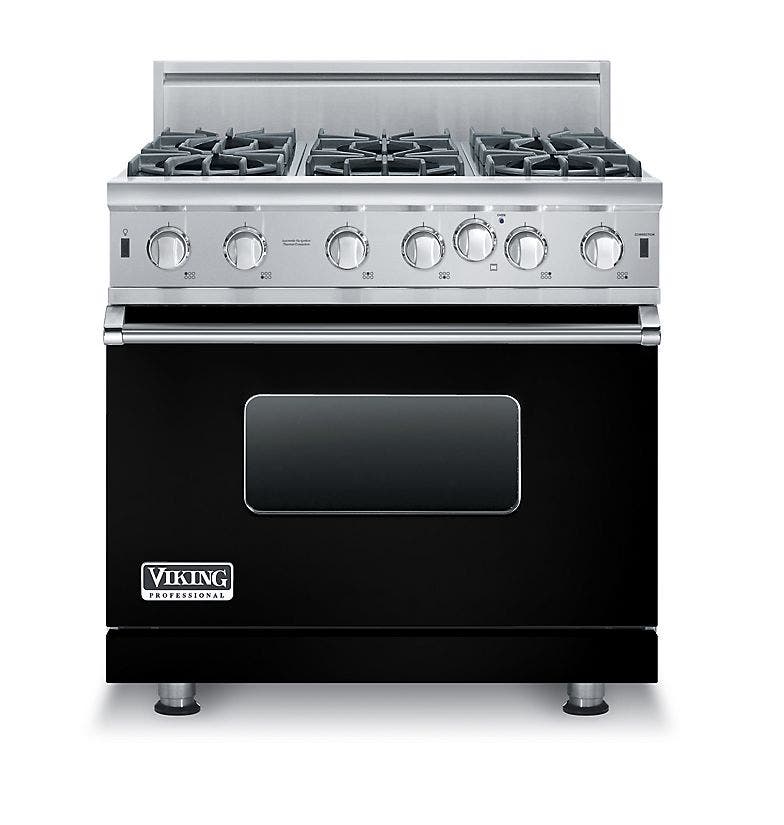 Viking VGIC53616BBK Black, Natural Gas