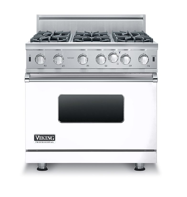 Viking 36 Inch Pro-Style Gas Range with Convection - Thumbnail 4