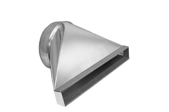 Best AVDKD8 1-7/8 in. x 19 in. to 8 in. Round Transition