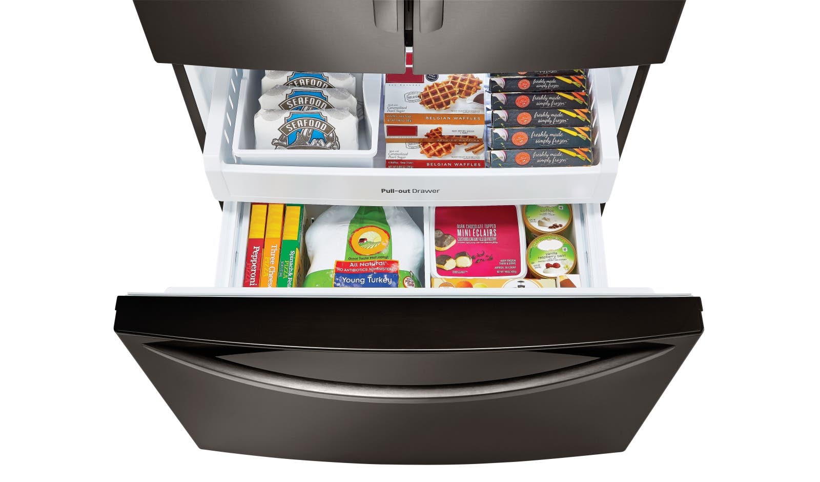 LG LFCS25426D Black Stainless Steel