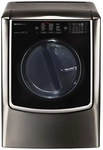 LG DLEX9500K 29 Inch Electric Smart Dryer Black Stainless Steel
