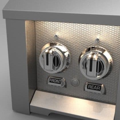 Hestan AGB122 12" Built-In Double Side Burners