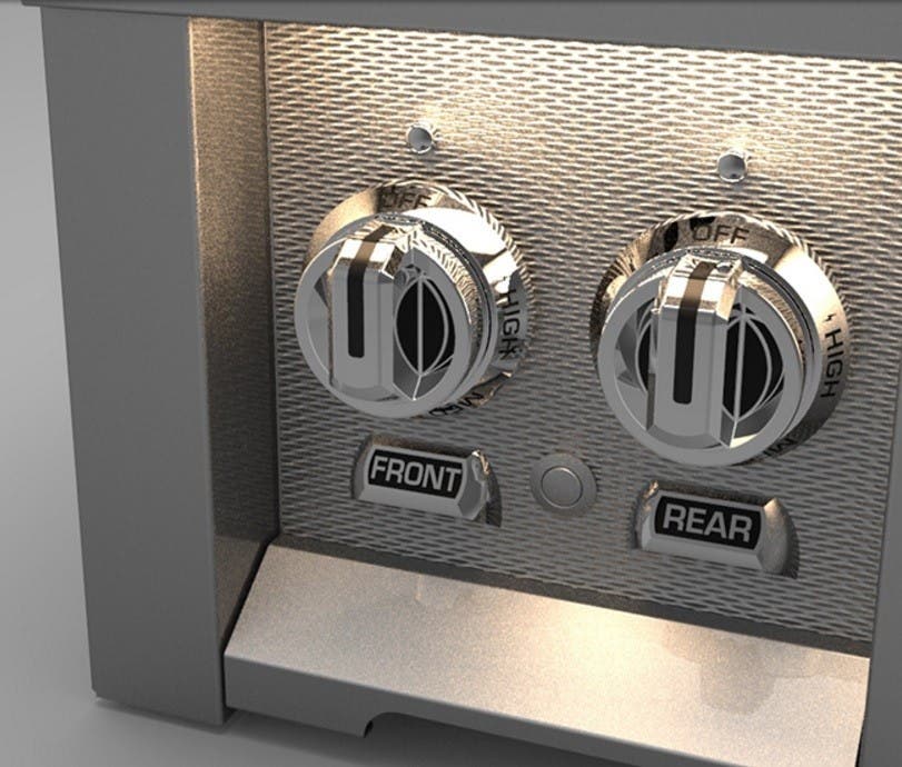 Hestan AGB122X Double Side Burner